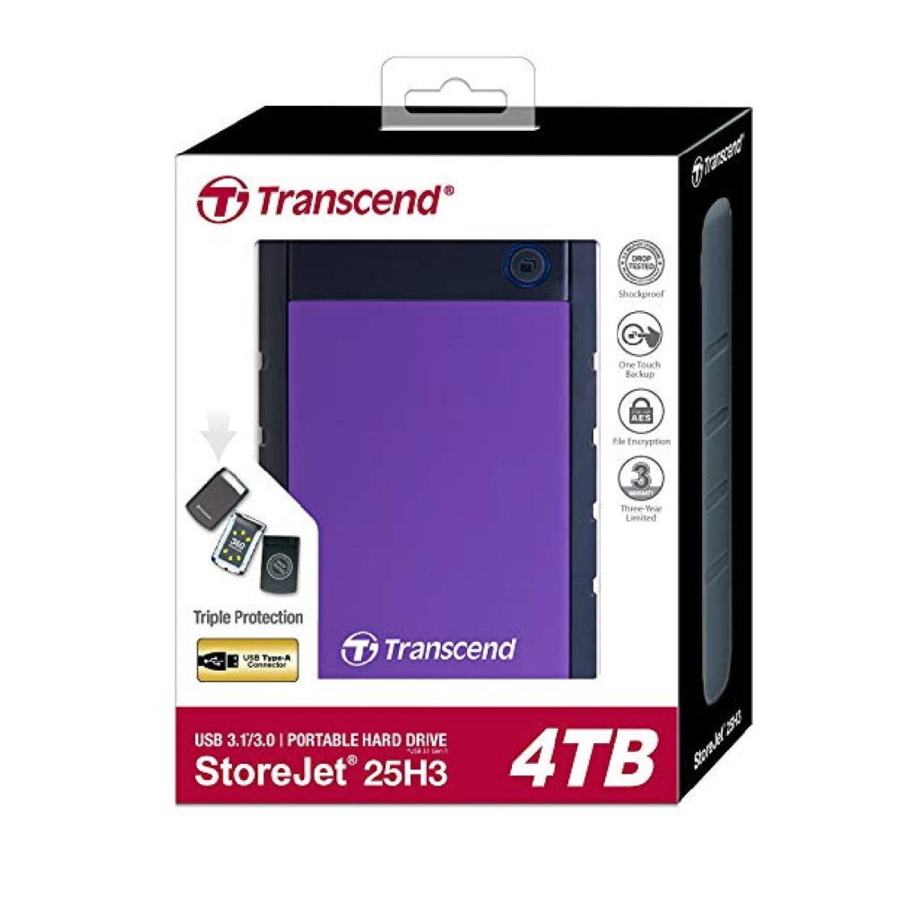 Transcend 4TB USB 3.1 Gen 1 - Spaceman IT Mart