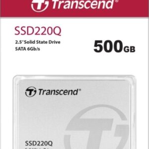 Transcend 500GB SATA III 6Gb/s SSD220Q 2.5” Solid State Drive (TS500GSSD220Q)