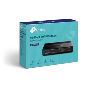 TP-Link TL-SF1016D 16-Port 10/100Mbps Desktop Switch.